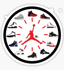 Jordan Clock Sticker