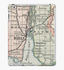 Vintage Map of Mobile Alabama (1891) iPad Case/Skin