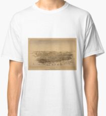 Vintage Pictorial Map of San Francisco (1868) Classic T-Shirt