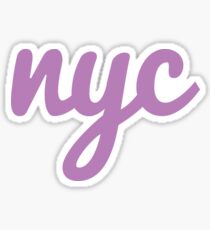 NYC - PURPLE Sticker