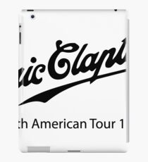 eric clapton tour iPad Case/Skin