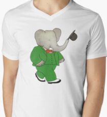 Babar l'Elephante Men's V-Neck T-Shirt