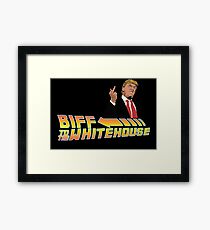 Biff To The White House Framed Print