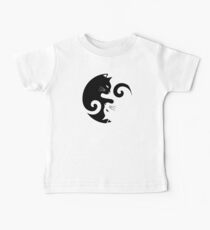 Ying Yang Cats - Black & White Baby Tee