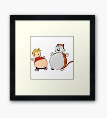 Calvin And Hobbes Funny Framed Print