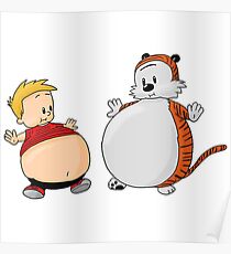Calvin And Hobbes Funny Poster