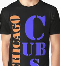Chicago Cubs Typography Graphic T-Shirt