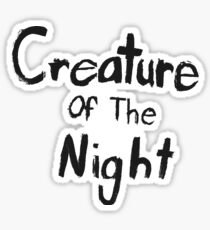 Creature of The Night Sticker