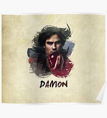 Damon - The Vampire Diaries Poster