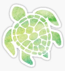 Watercolor Sea Turtle Sticker
