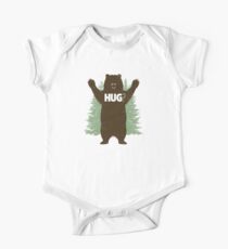 Body de manga corta para bebé Bear Hug (Retrabajado)
