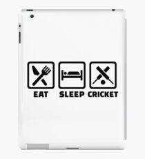 Iss Schlaf Cricket iPad-Hülle & Klebefolie