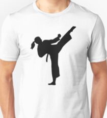 Camiseta ajustada Karate niña mujer