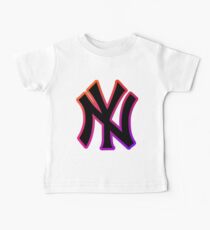 NY Fade Outline Baby Tee