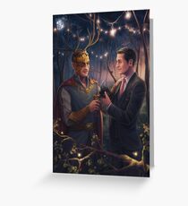 A Gentlefolk's Invitation Greeting Card
