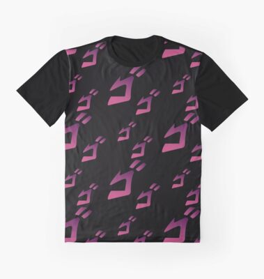 Jojo Menacing ゴゴゴ Jojo S Bizarre Adventure Graphic T Shirt Buy It On Redbubble Society6 Etsy