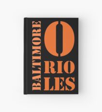 Baltimore Orioles Typography Hardcover Journal