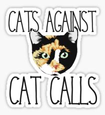 Pegatina Gatos contra llamadas de gato