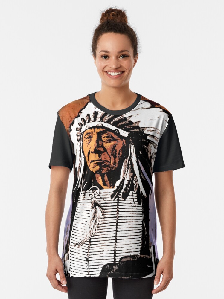 "RED CLOUDOGLALA LAKOTA SIOUX" Tshirt by truthtopower Redbubble
