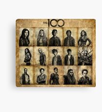 The 100 poster 2 Canvas Print