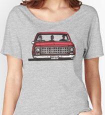 MMM DROP in red Women's Relaxed Fit T-Shirt