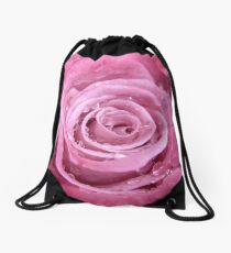 dusky rose Drawstring Bag