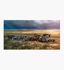 Prairie Drive-In Photographic Print