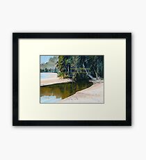 Tidal Creek, Dunk Island Framed Print