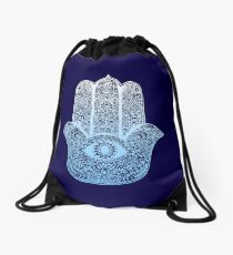 Hamsa Blau Turnbeutel
