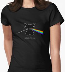 Dark Side of the Moo - T shirt Women's Fitted T-Shirt