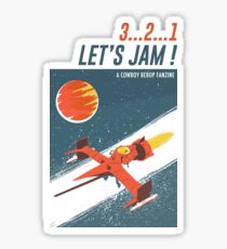 Let's Jam - Cowboy Bebop Sticker