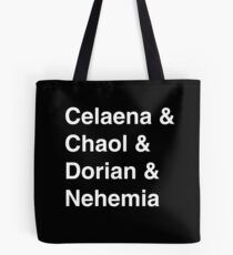 Celaena & Chaol & Dorian & Nehemia Tote Bag
