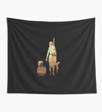 STAR WARS VII- BB8 and Rey Wall Tapestry