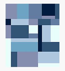 Abstract #387 Blue Harmony Photographic Print