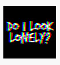 Do I Look Lonely? (Black) Photographic Print