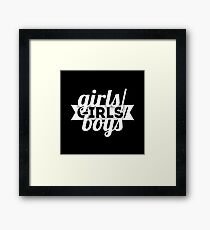 Girls/Girls/Boys Framed Print