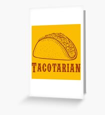 taco cool Greeting Card