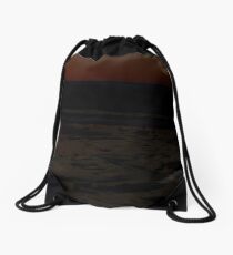 Almost Black Drawstring Bag