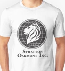 Stratton Oakmont T-Shirt Wolf of Wall Street Tshirt Jordan Belfort Ludes T Shirt Movie Cult Gift Martin Scorsese Him Her Logo Stock Market Unisex T-Shirt