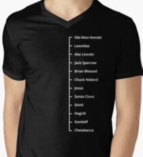 Beard Like T-Shirt | Famous Facial Hair Tee | Mens Beard Measuring Tshirt Men's V-Neck T-Shirt