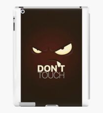 Cover Don't Touch iPad Case/Skin