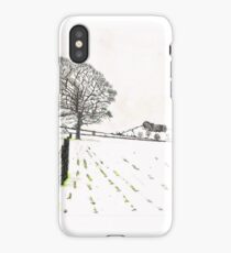 A YORKSHIRE SNOW SCENE iPhone Case/Skin