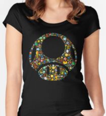 Toad minimalist Women's Fitted Scoop T-Shirt