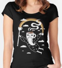 Joe the Coffee Wizard Women's Fitted Scoop T-Shirt