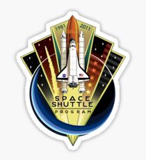 Shuttle Program Commemorative Patch Sticker