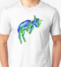 Leaping Blue Goat Unisex T-Shirt