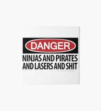 Ninjas and Pirates and Lasers, Oh My! Art Board