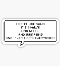 Anakin hates sand Sticker
