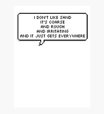 Anakin hates sand Photographic Print