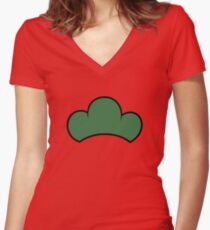 Camiseta entallada de cuello en V Osomatsu-san